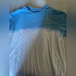 Cabana Life Blue and White Ombre Tee